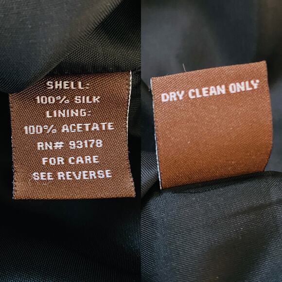 Adrienne Vittadini Silk Dress 12 Black Sleeveless Drape Neck - Picture 6 of 12